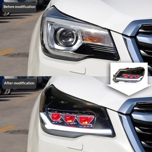 ชุดไฟหน้าสำหรับ Subaru Forester ปี 2013-2018 12V เลนส์เลเซอร์  แบบ Retrofit LED พร้อมไฟวิ่งกลางวันและไฟเลี้ยวแบบไหล - Product Image 2