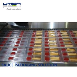 آلة تعبئة وإغلاق بالضغط الحراري, آلة تغليف وحشو الصلصة ذات سعة 1 أونصة - Product Image 2