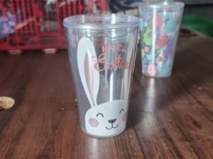 16oz Herbruikbare Dubbelwandige Eco-vriendelijke Veilige Plastic Tumbler met Brede Opening, Handvat en Rietje, met Rietjesdop voor Buitengebruik - Product Image 5