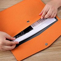 Porte-documents en cuir PU marron durable, étui de protection imperméable avec fermeture à pression, pochette pour ordinateur portable