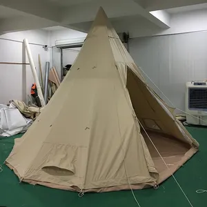 轻质蒂皮帐篷帆布亮丽印度茶皮帐篷户外露营出售