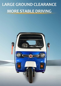 Venta al por Mayor de Auto Rickshaw Eléctrico de 3 <span class=keywords><strong>Ruedas</strong></span> con Carrocería Abierta para 4 Pasajeros, Funciona con Batería, con Capacidad de Carga de 400 kg - Product Image 2