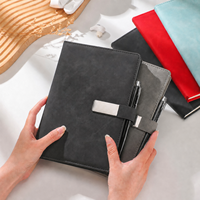 Carnet de notes personnalisable en cuir PU à couverture rigide en papier épais pour le bureau, l'école et les étudiants, format A5