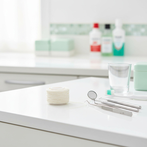 Hilo Dental Vegano Ecológico para el Cuidado Bucal, 30 m, Seda Natural con Sabor a Menta, Rollo de Hilo Dental con Sabor a Menta - Product Image 2