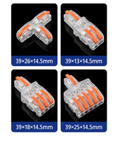 222-412 222 SPL-2 2 3 4 5 bornier épissage fil connecteur manière levier conduite L/N bricolage Compact remplacer nouveau développement