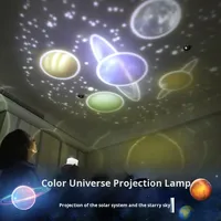 Projecteur d'étoiles Youkela en forme de gemme, lampe de projection LED à thème spatial avec effet de nébuleuse dynamique pour la décoration de chambre d'enfant