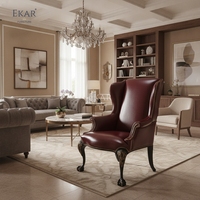 Chaise Bergère EKAR Versailles |   Fauteuil classique français rembourré pour salon