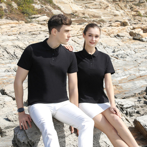 T-shirt in cotone Casual da <span class=keywords><strong>donna</strong></span> con vendita calda tessuto giallo nero e rosso con stile <span class=keywords><strong>Polo</strong></span> per Golf Blank CBE - Product Image 4