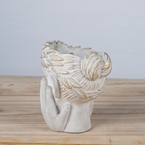 Lianda fatta a mano in cemento venere statua piantatrice oro creativo Design decorazione per <span class=keywords><strong>la</strong></span> casa arte scultura pacchetto all'ingrosso - Product Image 6