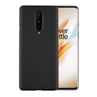 Coque de téléphone en fibre de carbone pour la protection de l'appareil photo one plus 8pro