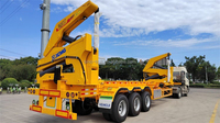 Lève-conteneur de 20 pieds et 40 pieds MQH37A chargeur latéral camion-conteneur de 37 tonnes grue de levage diesel APU