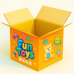 Bù đắp in hộp các tông tùy chỉnh bao bì sóng carton cho đồ chơi khối xây dựng sản phẩm giáo dục - Product Image 2