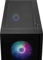 Boîtier PC de jeu MAG Forge 321R Airflow Premium Full Tower avec panneau latéral en acrylique, ventilateurs ARGB préinstallés, 120 mm, 360 mm, liquide