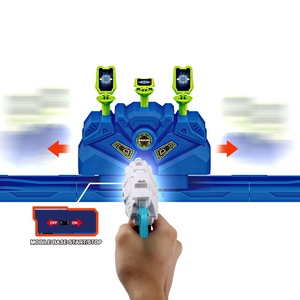 Nuovo Gioco di Tiro con Bersagli Galleggianti Mobili 2 in 1 del 2022, Set di Blaster in Schiuma con Dardi Morbidi per Bambini - Product Image 3