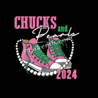 Ben Chucks ve inciler demir-on düzeltme yıkanabilir DTF vinil baskı ile onun özel T-shirt ile