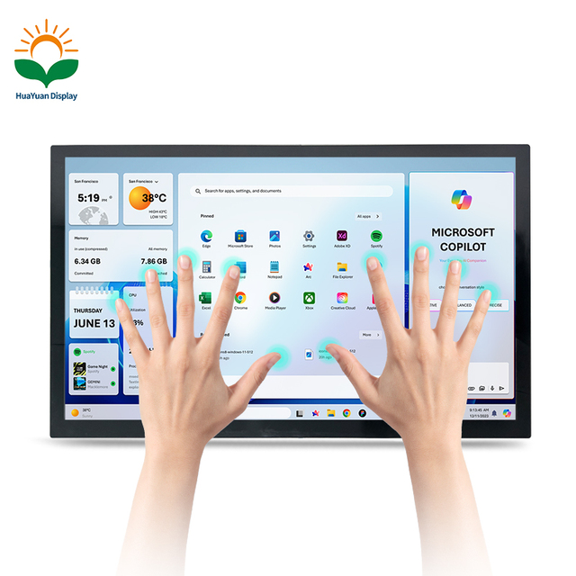 21.5 23.8 27 32 43 Inches Interactive AIO Panel Pc Android Touch Screen Monitor for Wall Mounted Raspberry Pi All in One Pc