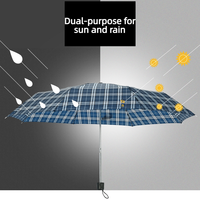 Parapluie pliant manuel à 8 baleines avec logo personnalisé, vente en gros à bas prix pour la saison des pluies, idéal pour la vente au détail, les supermarchés, les offres promotionnelles, les commandes en gros et les cadeaux