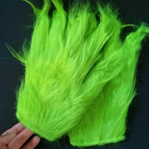 Guantes de monstruo verde, accesorios de disfraz geométricos de dibujos animados de talla única para cosplay en fiestas navideñas - Product Image 1