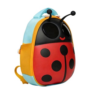 <span class=keywords><strong>Mochila</strong></span> Infantil LED de Moda con Diseño de Mariquita Personalizada, Cierre de Cremallera, Material EVA, Regalo de Regreso a Clases para Niños - Product Image 2