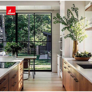 Allandcabinet ตู้ครัวไม้ทันสมัยบางเฉียบออกแบบด้วยหินเกาะสำหรับบ้าน - Product Image 2