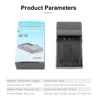 Chargeur USB unique Li-80B avec voyant lumineux, chargeur de batterie NP900 pour appareils photo Olympus T-110 T-100 LI80B 202431 LI-80C
