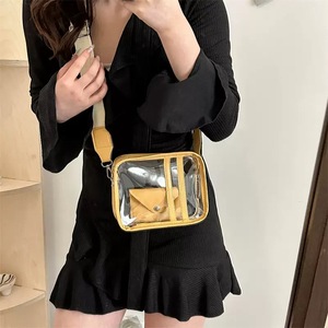 Bolso Bandolera Transparente Cuadrado Mini Personalizado, Monedero <span class=keywords><strong>de</strong></span> PVC Transparente <span class=keywords><strong>para</strong></span> Teléfono, Accesorio <span class=keywords><strong>de</strong></span> Viaje Moderno <span class=keywords><strong>para</strong></span> Chicas - Product Image 3