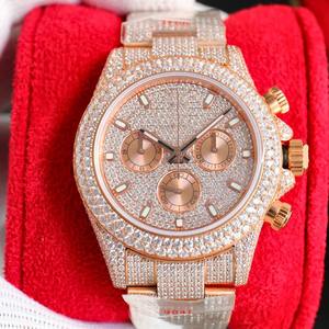 Reloj Redondo de Moda para Mujer, Envío Directo Internacional, Reloj de Oro Rosa para Dama, Lleno de Estrellas - Product Image 6