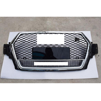 Kit de carrosserie de mise à niveau de pièces automobiles de nouvelle conception Grille avant en nid d'abeille ABS pour Audi Q7 SQ7 à RSQ7 avec Style Quattro 2016-2019