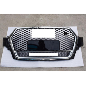 Kit de carrosserie de mise à niveau de pièces automobiles de nouvelle conception Grille avant en nid d'abeille ABS pour Audi Q7 SQ7 à <span class=keywords><strong>RSQ7</strong></span> avec Style Quattro 2016-2019 - Product Image 2