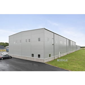 Usine de sécurité <span class=keywords><strong>Dessin</strong></span> d'agencement Usine de structure métallique préfabriquée Bâtiments industriels préfabriqués - Product Image 1