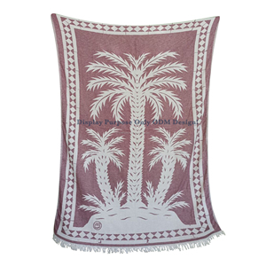 Jeté de couverture Jacquard 130x170 cm - 51x67 ''lourd et luxueux 100% coton conceptions personnalisées Jeté de collection Jacquard - Product Image 5