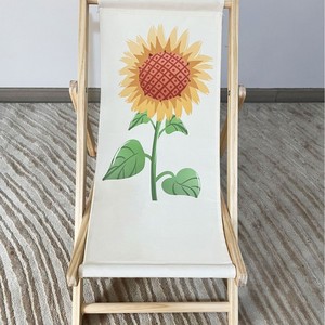 Chaise de plage pliable en bois de Merpauh massif de qualité supérieure, durable et robuste, pour l'extérieur - Product Image 5