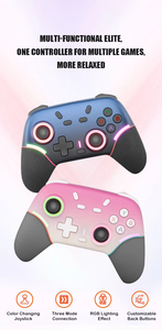 Controller Wireless RGB X9 Compatibile con <span class=keywords><strong>Nintendo</strong></span> <span class=keywords><strong>Switch</strong></span>, <span class=keywords><strong>Switch</strong></span> 2, PC, Android, iOS, <span class=keywords><strong>Bluetooth</strong></span> 2.4G, Gamepad con Pulsanti Posteriori - Product Image 4