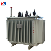 Transformador de Aceite de Baja Pérdida Tipo S13 40kVA-8000kVA, Transformador de Potencia Exterior Monofásico/Trifásico de Alta Tensión 400V Global Power