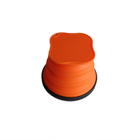 Gobelet d'eau pliable en silicone pour le sport, tasse de voyage portable pour la salle de sport, la course à pied et les activités de plein air