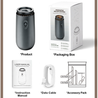 Nouveauté : Nébuliseur d'huiles essentielles portable sans eau, rechargeable, en métal, diffuseur d'arômes pour usage domestique, capacité de 20 ml, garantie 1 an