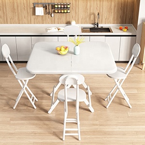 Vuông gấp giá rẻ nhỏ gọn phòng ăn nhỏ Bảng bộ - Product Image 3