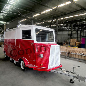 Chariot de Nourriture Mobile Van Chariot de Crème Glacée <span class=keywords><strong>Camion</strong></span> de Nourriture USA Citroën Chariot de Fraises avec de la Crème - Product Image 2