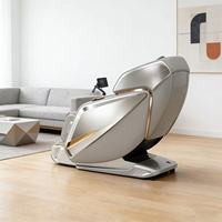 Fauteuil de massage 3D pliable à gravité zéro pour tout le corps avec chauffage, vibrations et Bluetooth pour la relaxation à domicile et le soulagement du stress