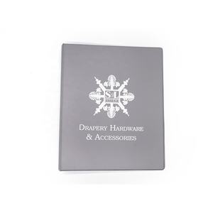 Custom PVC <span class=keywords><strong>A4</strong></span> formato 3 raccoglitore ad anello da 2.5 pollici professionale anello rotondo eco-friendly ROHS certificata UV stile classico stampa - Product Image 6