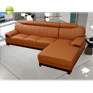 Dongguan city sectional corner sofa leather sofa design top full grain leather sofa