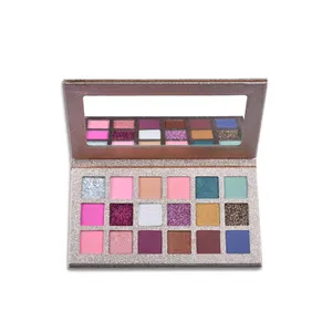 Make Your Own Brand Highpigment Vegan 18 Color Shimmer Matte Cruelty Free Eyeshadow Palette