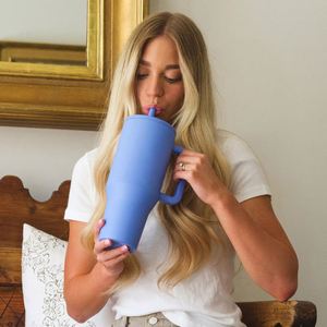 High Quality 40oz Stainless Steel Double Wall Vacuum Insulated Car Tumbler with Leak-Proof Straw Lid for Outdoor Sports Drinking - Product Image 3