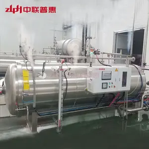 High Pressure Processing Machine Autoclave Machine Steam Food Sterilizers Canned Fish/Meat Use
