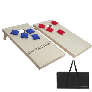 Nuove produzioni Design personalizzato compensato Cornhole gioco da tavolo Bean Bag Toss sport all'aria aperta per adulti