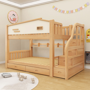 Meubles de chambre à coucher multifonctionnels lits superposés lits jumeaux pour l'école, la maison, l'hôtel et l'auberge de jeunesse utilisent des lits superposés de princesse pour garçons et filles vente en gros - Product Image 5
