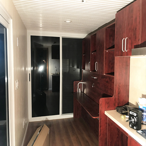 Thép Không Thấm Nước Bánh Sandwich Bảng Điều Chỉnh Phẳng Gói 40ft Vận Chuyển Container Modular Nhà Cho Khách Sạn Sử Dụng Văn Phòng Ngoài Trời Dễ Dàng Lắp Ráp - Product Image 2