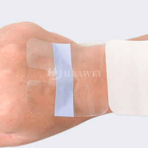 Pembalut Film transparan OEM, gaya bingkai gambar, bantalan pita perekat untuk kateter IV, pasca bedah, peralatan medis - Product Image 3