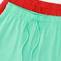 Shorts Bermuda Unisexe en Coton Pur 280 GSM avec Logo Brodé Personnalisé, Style Streetwear Décontracté et Tendance, Coupe Ample Cinq Points pour Homme