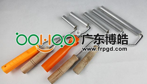 Rouleau d'outil d'élimination des bulles FRP de haute qualité avec poignée en plastique, cadre en aluminium et recharge de serviettes pour la construction de bateaux et le moule - Product Image 3